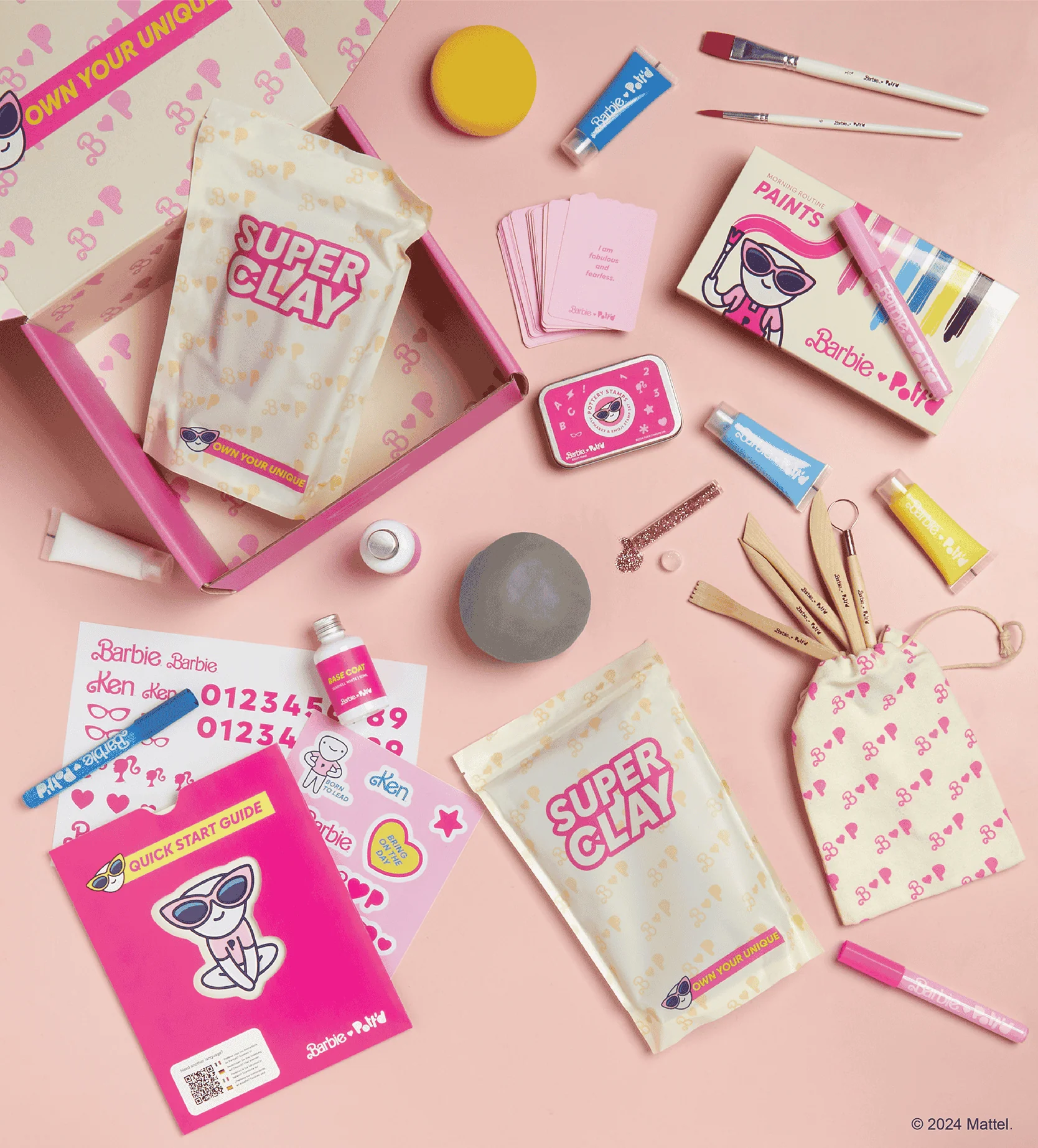 Barbie™ x Pott’d Morning Routine Home Pottery Kit - Image 5