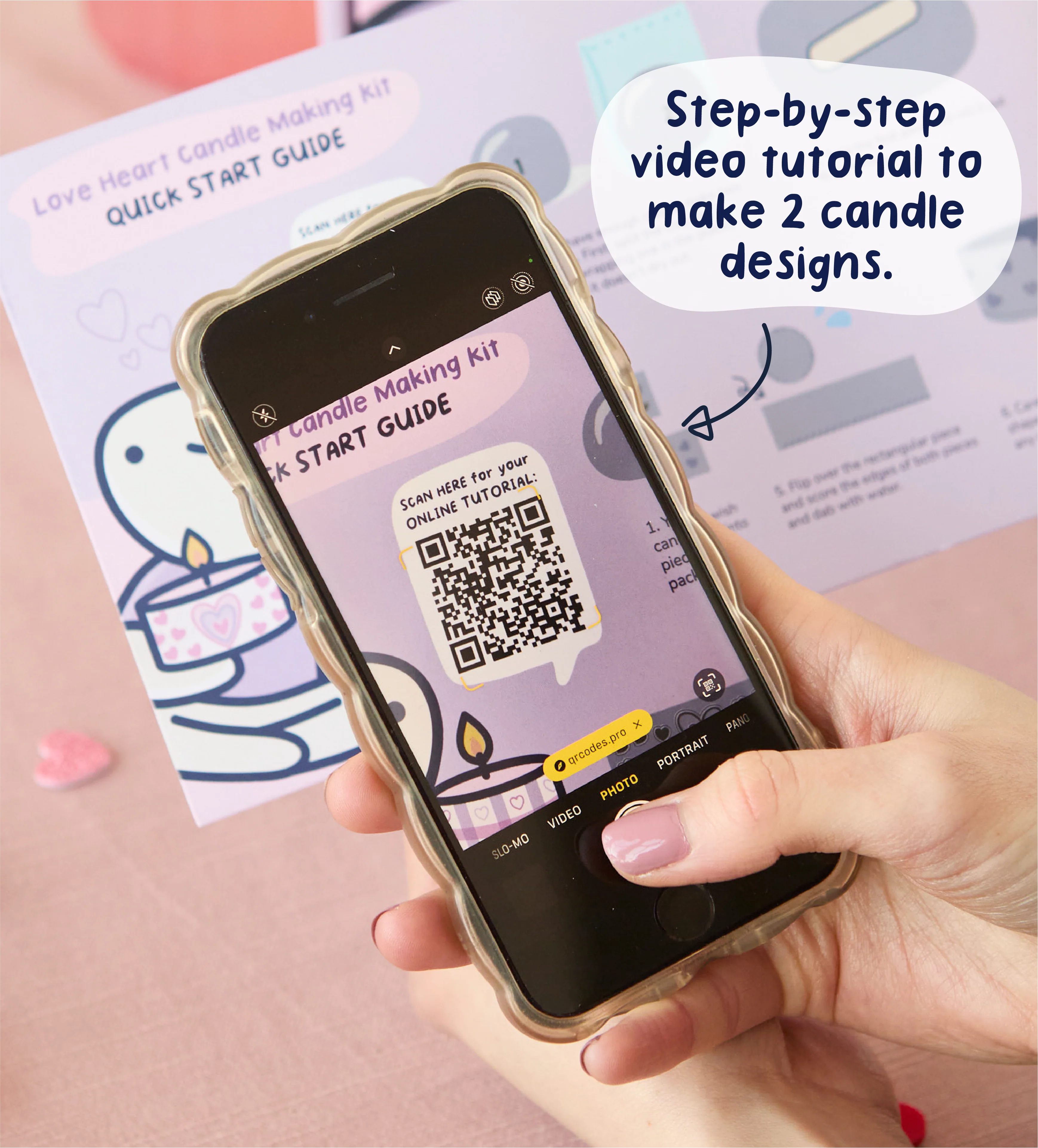 Love Heart Candle Making Kit - Image 4