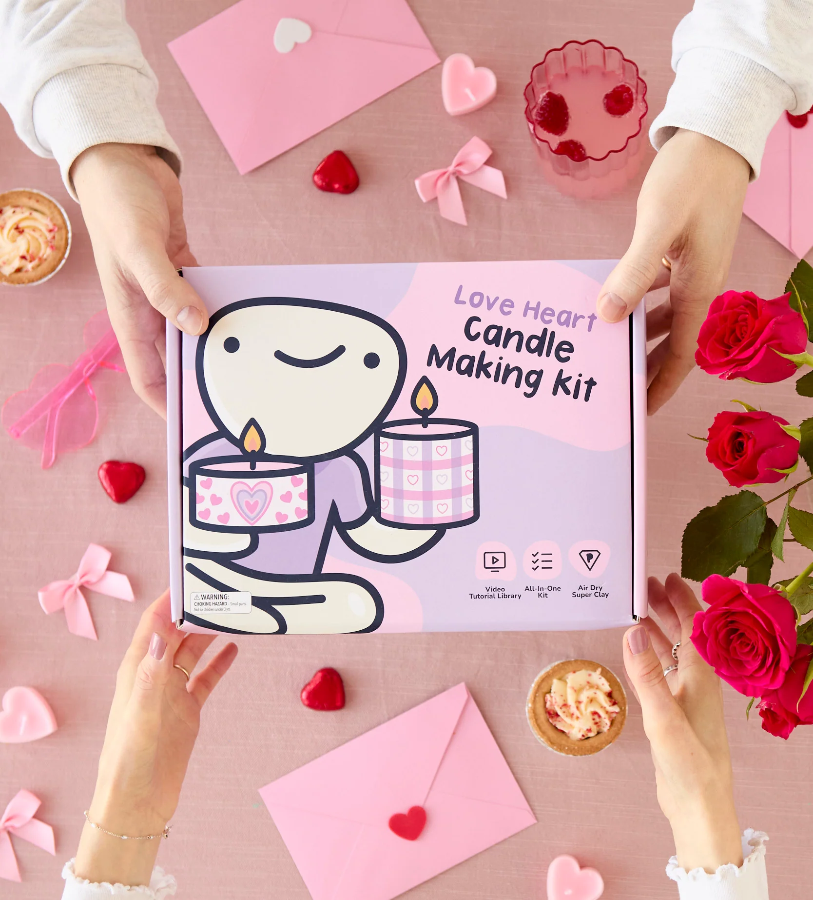 Love Heart Candle Making Kit - Image 9