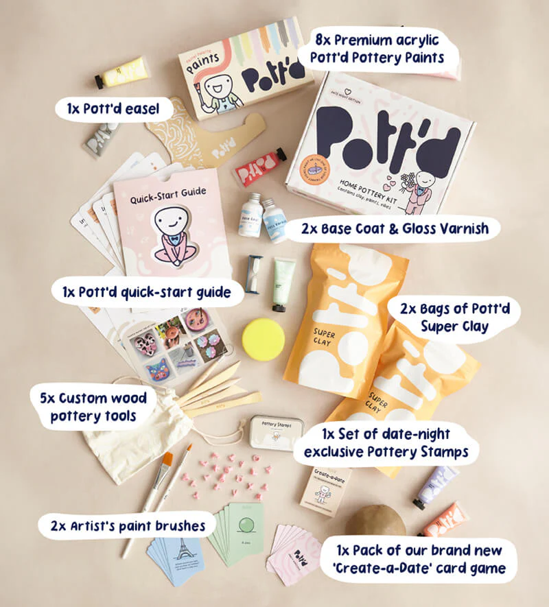 Date Night Home Pottery Kit - Image 3